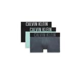 Calvin Klein Streç Pamuklu Logolu 3'lü Boxer, XL, 000NB3608AZDB, Black/Aerial/Turbulence, Erkek