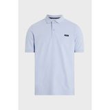 Calvin Klein Streç Pamuklu Regular Fit Düğmeli Polo Yaka T Shirt K10K111674DWE Erkek Polo Yaka T Shirt K10K111674 Dwe - Mavi - 3XL