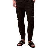 Calvin Klein Streç Pamuklu Skinny Fit Düşük Bel Jogger Lv04Rc617Gub1 Erkek Pantolon Lv04Rc6, Siyah, S