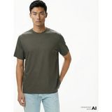 Calvin Klein Stretch Cotton Pique Nano Erkek Gri T-Shirt - PAR-Gri