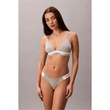 Calvin Klein String Bikini Külot, S, LV00QF8671, Gri, Kadın