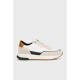 Calvin Klein Süet Detaylı Logolu Sneaker Ayakkabı HM0HM017140I0 Erkek Ayakkabı HM0HM01714 0ı0 - Bej