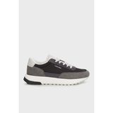 Calvin Klein Süet Detaylı Logolu Sneaker Ayakkabı HM0HM017140IP Erkek Ayakkabı HM0HM01714 0ıp - Gri - Siyah