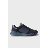 Calvin Klein Süet Detaylı Logolu Sneaker Ayakkabı HM0HM023080G5 Erkek Ayakkabı HM0HM02308 0g5 - Lacivert - Mavi