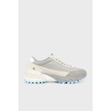 Calvin Klein Süet Detaylı Logolu Sneaker Ayakkabı YW0YW018520IP Bayan Ayakkabı YW0YW01852 0ıp - Gri-Krem