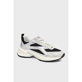 Calvin Klein Süet Logolu Sneaker Ayakkabı HW0HW0314001R Bayan Ayakkabı HW0HW03140 01R - 2J9-Siyah