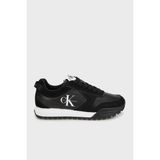 Calvin Klein Süet Logolu Sneaker Ayakkabı YW0YW02052 Bayan Ayakkabı YW0YW02052 0gm - Beyaz - Siyah