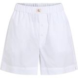 Calvin Klein Summer Poplin Beyaz Boxer, S, P55411S8246, Çok Renkli, Kadın