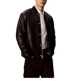 Calvin Klein Suni Deri Ceket, M, 5003296417, Siyah, Erkek