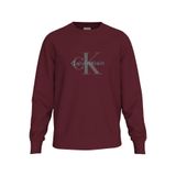Calvin Klein Sweatshirt Ls Premium Terry Monologo Cn Swt Kırmızı, M, LV04RD234G, Red, erkek