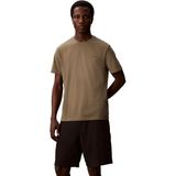 Calvin Klein T-Shirt Micro Logo Crewneck, L, 5003346103, Bej, Erkek