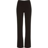 Calvin Klein Tailored Knit Pull On Flare Pant Kadın Siyah Pantolon