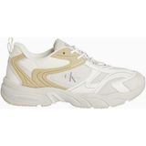 Calvin Klein Tennis Lace Up Logolu Sneakers - Beyaz - Bej