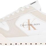 Calvin Klein TOOTHY RUNNER IRREGULAR LINES W Kadın Spor Ayakkabı, Beyaz, 38