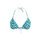 Calvin Klein triangle-rp-print Kadın Mayo Mavi X-Small
