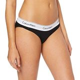 Calvin Klein Underwear Bayan Slip modern Cotton–bikini Siyah (001) 42 (Herstellergröße: XL)