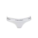 Calvin Klein Underwear kadın tanga, modern pamuk Beyaz (Beyaz 100) XS