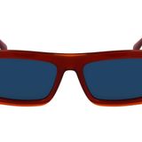 CALVIN KLEIN Unisex güneş gözlüğü, Turuncu/Kırmızı, Ölçü Birimi