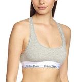 Calvin Klein unlined bralette Kadın Bralet grey heather M