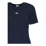 Calvin Klein Uzun Elbise, L, LV044C902G, Lacivert, Kadın