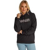 Calvin Klein varsity calvin klein hoodie Kadın Sweatshirt Ck Black S