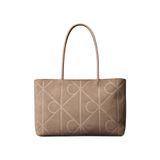 Calvin Klein Vizon Kadın %100 İnek Süet Tote Çanta LV04F3334GVFU