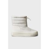 Calvin Klein VULC FLATF SNOWBOOT NYLON Beyaz Kadın Kar Botu Rahat Yürüyüş İçin Kauçuk Taban