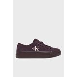Calvin Klein Vulc Flatform Laceup Suede Kadın Mor Sneaker