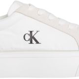 Calvin Klein VULC FLATFORM MG NYLON MIX Kadın Spor Ayakkabı, Beyaz, 40