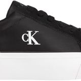 Calvin Klein VULC FLATFORM MG NYLON MIX Kadın Spor Ayakkabı, Siyah, 40