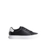 Calvin Klein VULC LACE UP Kadın Vulkanize Spor Ayakkabı, Siyah/Beyaz, 38 EU