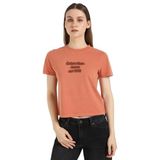 Calvin Klein washed puff print baby tee Kadın Shirt Aragon S