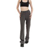 Calvin Klein Washed Rib Woven Label Kadın Eşofman Altı, Gri, XL P38642S8814