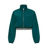 Calvin Klein Woven Track Jacket Kadın Mont, Mavi, S Beden