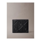 Calvin Klein Xl Emblem Aop Emboss Ew Billfold Cüzdan, X-Large, LV04D1177GUB1, Siyah, erkek
