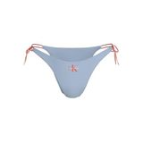Calvin Klein Yandan Bağlamalı Logo Detaylı Bikini Altı, L, LV00Q61215, Mavi, Kadın