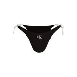 Calvin Klein Yandan Bağlamalı Logo Detaylı Bikini Altı, M, LV00Q61215, Siyah, Kadın