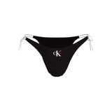 Calvin Klein Yandan Bağlamalı Logo Detaylı Bikini Altı, S, LV00Q61215, Siyah, Kadın