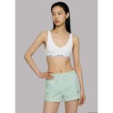 Calvin Klein Yeşil Kadın Çizgili Pijama Alt CK GRAPHIC POPLIN TRACK SHORT