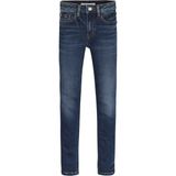 Calvin Klein Yüksek Bel Mavi Erkek Çocuk Denim Pantolon IB0IB017141BJ - 12 Yaş