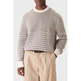 Calvin Klein Yünlü Regular Fit Bisiklet Yaka Örme Kazak LV04LD306GGPF Erkek Kazak LV04LD306G Gpf - Kahverengi