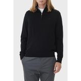 Calvin Klein Yünlü Regular Fit Yarım Fermuarlı Dik Yaka Kazak LV04LD318GUB1 Erkek Kazak LV04LD318G Ub1 - Siyah