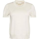 Calvin Klein Yuvarlak Yaka Standart Düz Bej Kadın Kazak Sunny Tee - M