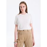 Calvin Klein Yuvarlak Yaka Standart Düz Beyaz Kazak Kadın LV044A307GYAS - M