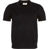 Calvin Klein Yuvarlak Yaka Standart Düz Siyah Kadın Kazak Sunny Tee - XS