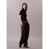 Calvin Klein Yuvarlak Yaka Standart Düz Siyah Kazak Kadın LV044D308GUB1