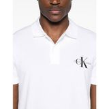 Calvnk. Erkek Polo Yaka T-Shirt - Beyaz - 2XL