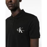 Calvnk. Erkek Polo Yaka T-Shirt - Siyah - 2XL