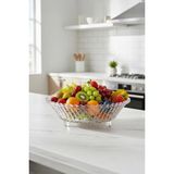 Calyra Arel Cam Sunumluk Kase Servis Sunum Kasesi 24 cm Şeffaf - Çok Renkli - Standart