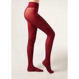 Calzedonia Matt Invisible 50 Denye Opak Külotlu Çorap - XS - S - 3897-Koyu Kırmızı